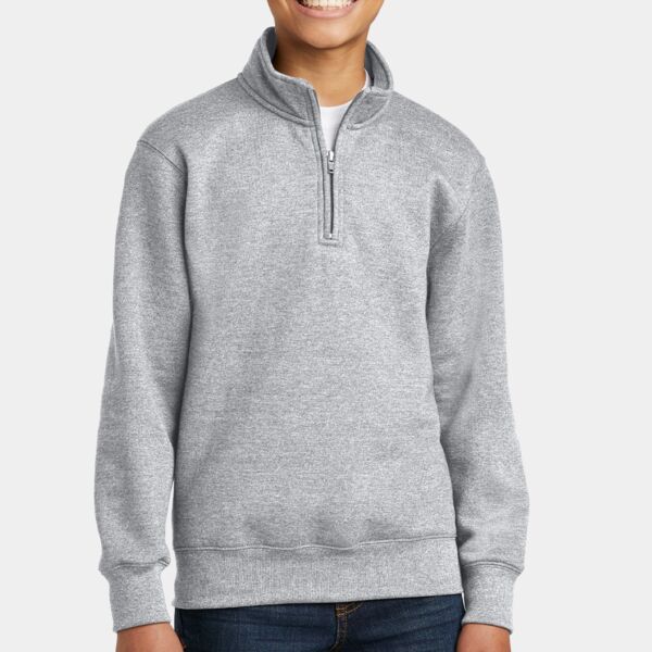 Youth Core Fleece 1/4 Zip Pullover Sweatshirt Thumbnail