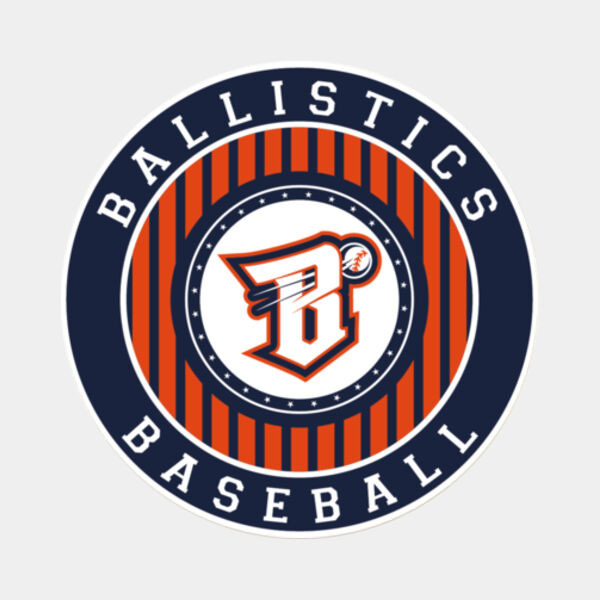 Ballistics Baseball 3" Round Magnet Thumbnail